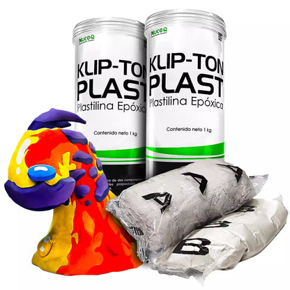 KLIP-TON PLAST Plastilina Epóxica 2 Kg