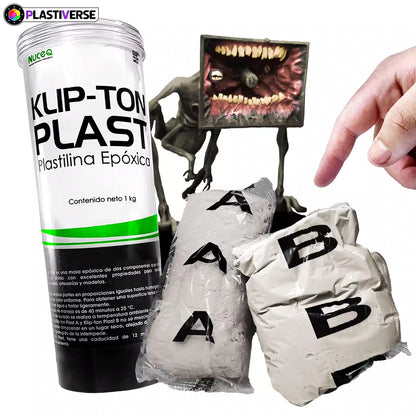 KLIP-TON PLAST Plastilina Epóxica 2 Kg